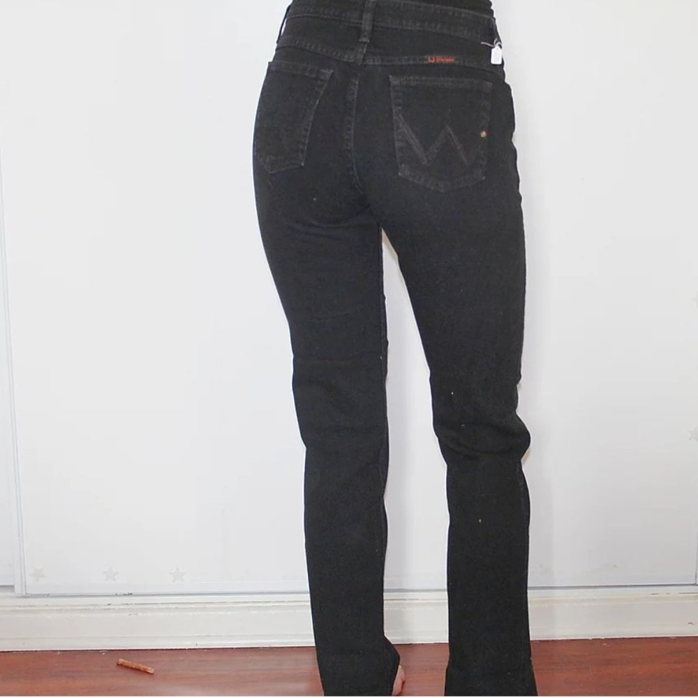 Vintage Black Wranglers Long!!